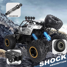 将图片加载到图库查看器,1:12 Rc Car,off Road Truck Remote Control Car Metal Shell 2.4G 4WD,with 2 Batteries ,Cars for Boys& Gift for Kids,Silver