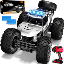 将图片加载到图库查看器,1:12 Rc Car,off Road Truck Remote Control Car Metal Shell 2.4G 4WD,with 2 Batteries ,Cars for Boys& Gift for Kids,Silver