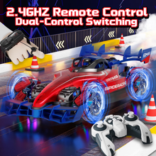 将图片加载到图库查看器,RC Racing Car, 1:12 4WD Toy Cars Buggy 2.4Ghz High Speed Remote Control Car Drift Car, Sideways Driving, with Watch Control.for Boys & Gift for Kids Red