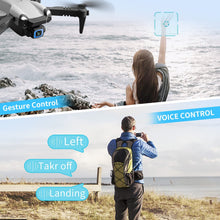 将图片加载到图库查看器,4DRC Drone with Camera for Kids,1080P FPV HD Camera Video Drone for Adults Beginner,Foldable RC Quadcopter ,Silver