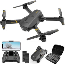 将图片加载到图库查看器,4DRC Drome with 1080P HD Camora for adutls and K ids, FPPV Live Vedio 2 Meduler Batteries Black