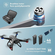 将图片加载到图库查看器,4DRC 4DF11 GPS Drone with 4K Camera for Adults,5GHz FPV RC Quadcopter,2 Batterys and Carrying Case Black