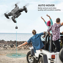 将图片加载到图库查看器,4DRC Mini Drone With 720p Camera for Kids and Adults, FPV Drone Beginners RC Foldable Live Video Quadcopter,3D Flips and Headless Mode,One Key Return,Altitude Hold,3 Modular Battery Black
