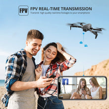 将图片加载到图库查看器,BKAXH With 1080P HD Camera for Adults and Kids for Adults and Children FPV RC Quadcopter With LED Lights and Optical Flow Sensor, 2 Batteries, Black