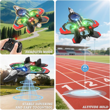 将图片加载到图库查看器，Foam Remote Control Airplanes RC Planes for Kids Adults, RC Airplane Fighter Jet with Light, 360° Flip Fighter Jet Toys, Stunt Roll, Airplane Toy Gifts for Kids Boys Brand: Tubokoro
