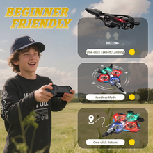 将图片加载到图库查看器，RC Planes Remote Control Airplanes for Kids, Foam Remote Control Planes for Kids Adults Beginners, Remote Control Helicopter Fighter Jet Drones for Kids Adults, 360° Flip Easy to Fly
