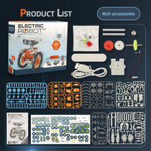 将图片加载到图库查看器，12-in-1 STEM Robot Kit Toys for Kids 8-12, DIY Building Educational STEM Science Kits for Boy Birthday Gifts
