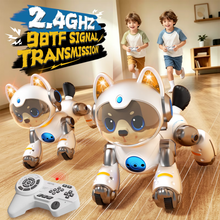 将图片加载到图库查看器，Robot Dog Interactive Toys for boy, Toys for 3 4 5 6 7 8 Year Old Girls Kids Boys, Touch Programmable Mechanical Dog Toddlers Girl Toy for 5-7 6-8, Ideas Birthday Gifts for boy 3 4 5 6 Year Old

