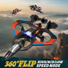 将图片加载到图库查看器，RC Planes Remote Control Airplanes for Kids, Foam Remote Control Planes for Kids Adults Beginners, Remote Control Helicopter Fighter Jet Drones for Kids Adults, 360° Flip Easy to Fly
