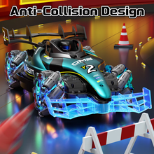将图片加载到图库查看器，RC Racing Car, 1:12 4WD Toy Cars Buggy 2.4Ghz High Speed Remote Control Car Drift Car, Sideways Driving, with Watch Control.for Boys &amp;  Gift for Kids Blue
