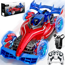 将图片加载到图库查看器，RC Racing Car, 1:12 4WD Toy Cars Buggy 2.4Ghz High Speed Remote Control Car Drift Car, Sideways Driving, with Watch Control.for Boys &amp; Gift for Kids Red
