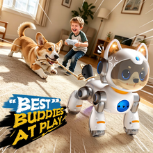 将图片加载到图库查看器，Robot Dog Interactive Toys for boy, Toys for 3 4 5 6 7 8 Year Old Girls Kids Boys, Touch Programmable Mechanical Dog Toddlers Girl Toy for 5-7 6-8, Ideas Birthday Gifts for boy 3 4 5 6 Year Old
