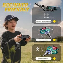 将图片加载到图库查看器，Foam Drone RC Airplane for Kids and Beginners, Remote Control Plane Fighter Jet with Light, Auto Hovering, 360° Flip and Drone for Kids Adults 8-16

