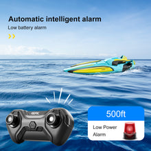 将图片加载到图库查看器，4DRC S1 RC Boat - Remote Control Boat for Pools and Lakes, 4 Channel 2.4GHZ Remote Control, and Rechargeable Boat Battery，Yellow
