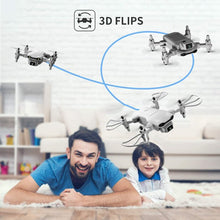 将图片加载到图库查看器，4DRC V9 Mini Drone with 720P HD Camera for Adults, Foldable Quadcopter with FPV WiFi Camera 3 Modular Batteries White
