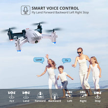 将图片加载到图库查看器，4DRC V15-1080P WiFi FPV Drone With 1080P HD Camera, Headless Mode/3D Flips, RC Quadcopter for Beginners,bluey

