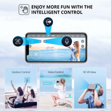 将图片加载到图库查看器，BKAXH With 1080P HD Camera for Adults and Kids for Adults and Children FPV RC Quadcopter With LED Lights and Optical Flow Sensor, 2 Batteries, Black
