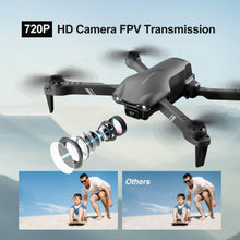 将图片加载到图库查看器，BKAXH With 1080P HD Camera for Adults and Kids for Adults and Children FPV RC Quadcopter With LED Lights and Optical Flow Sensor, 2 Batteries, Black
