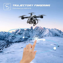 将图片加载到图库查看器，4DRC V14 RC Drone with 1080P HD Camera Live Video 120°Wide-Angle WiFi Altitude Hold, Headless Mode, 3D Flip 2 Batteries Black
