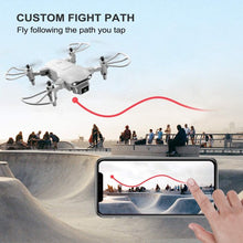 将图片加载到图库查看器，4DRC V9 Mini Drone with 720P HD Camera for Adults, Foldable Quadcopter with FPV WiFi Camera 3 Modular Batteries White

