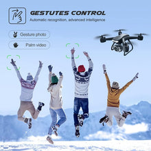 将图片加载到图库查看器，4DRC V14 RC Drone with 1080P HD Camera Live Video 120°Wide-Angle WiFi Altitude Hold, Headless Mode, 3D Flip 2 Batteries Black
